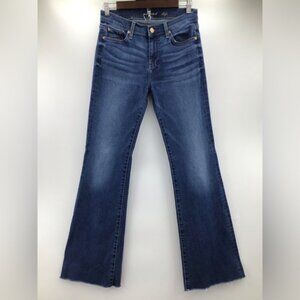 7 For All Mankind Dojo Dark Wash Denim Stretch Jeans